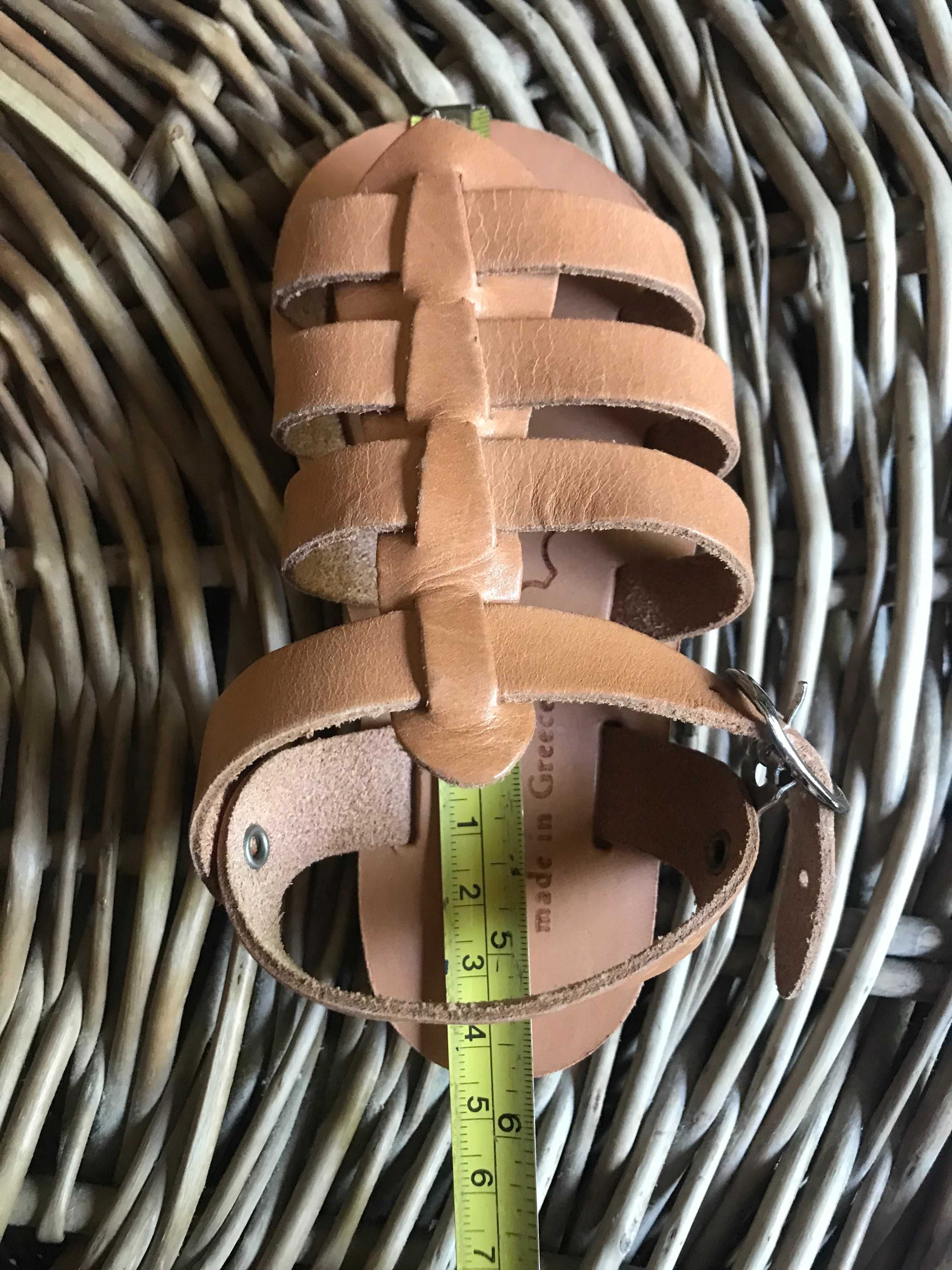 Nowe skórzane sandały Athos Natural Meloo 22