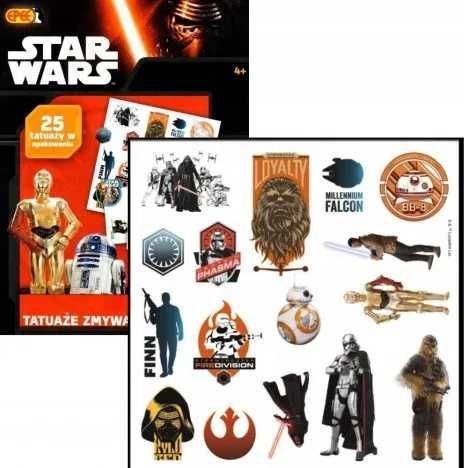 Tatuaże Zmywalne Eppe Star Wars 25 Tatuaży