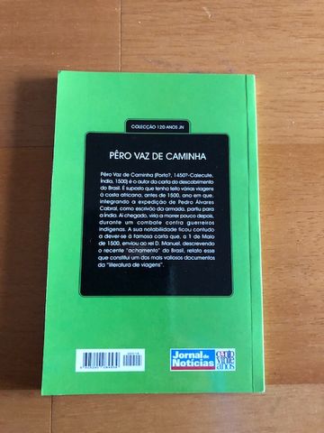 Carta a El-Rei D. Manuel sobre o aca– Pêro Vaz de Caminha