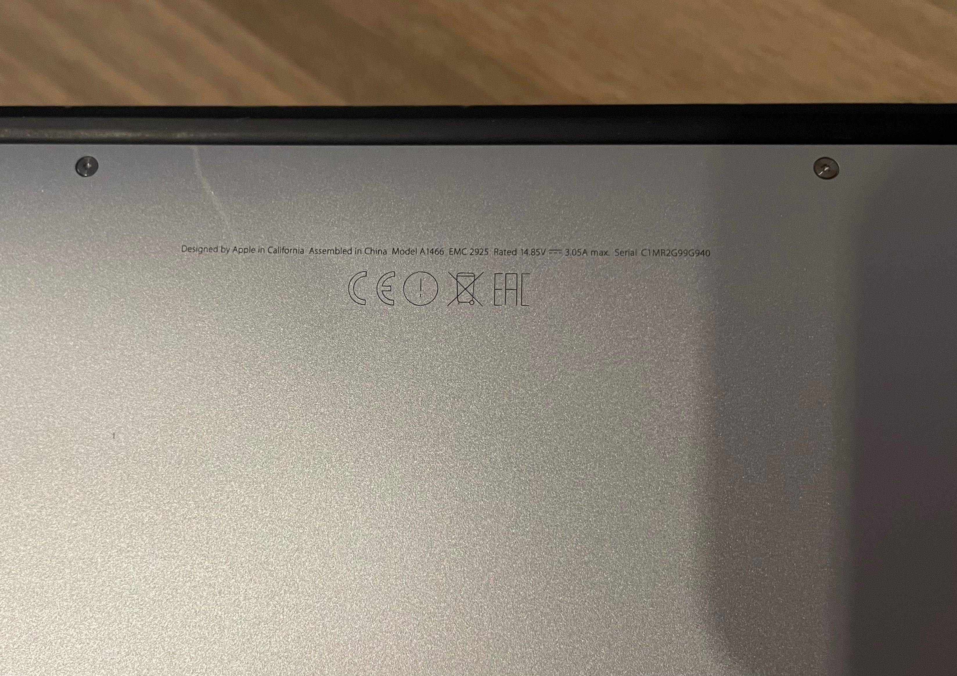 MacBook Air (13 polegadas, início de 2015)