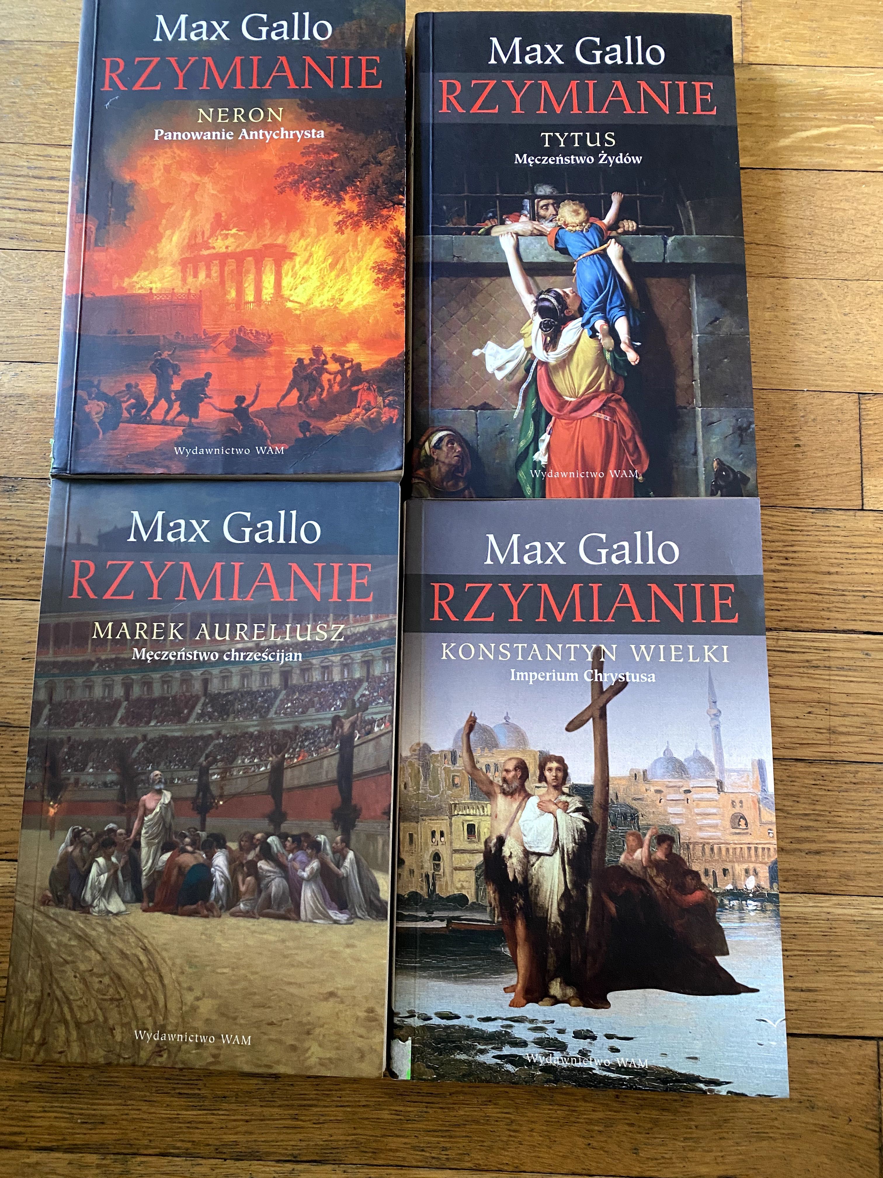 Max Gallo RZYMIANIE 4 tomy