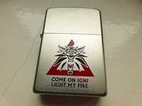 Super Zippo Wiedźmin The Witcher Zapalniczka Benzynowa Custom Grawer