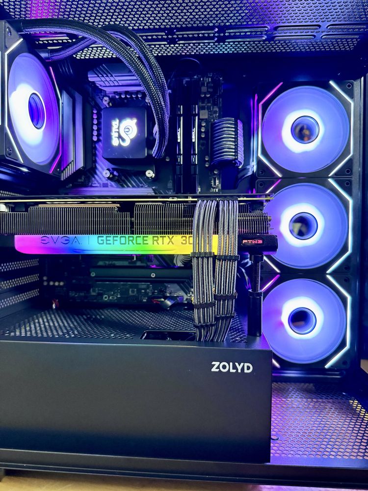 Computador gamer ryzen 5600 | RTX 3070 FTW | WI-FI | Water Cooler