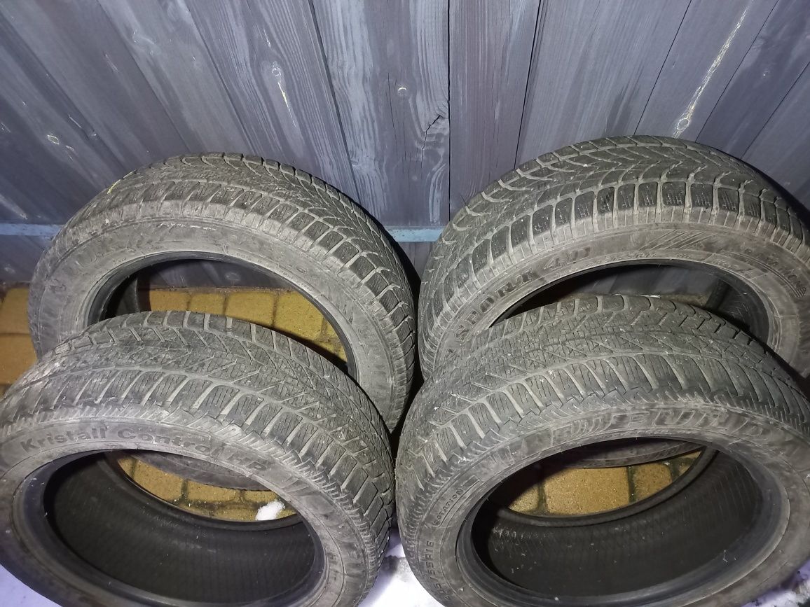 4x opony zimowe , 2x fulda i 2x dunlop 205/55 r16