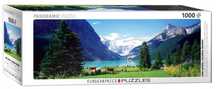 puzzle eurographics panorama jezioro louise kanada góry 1000el 96x32cm