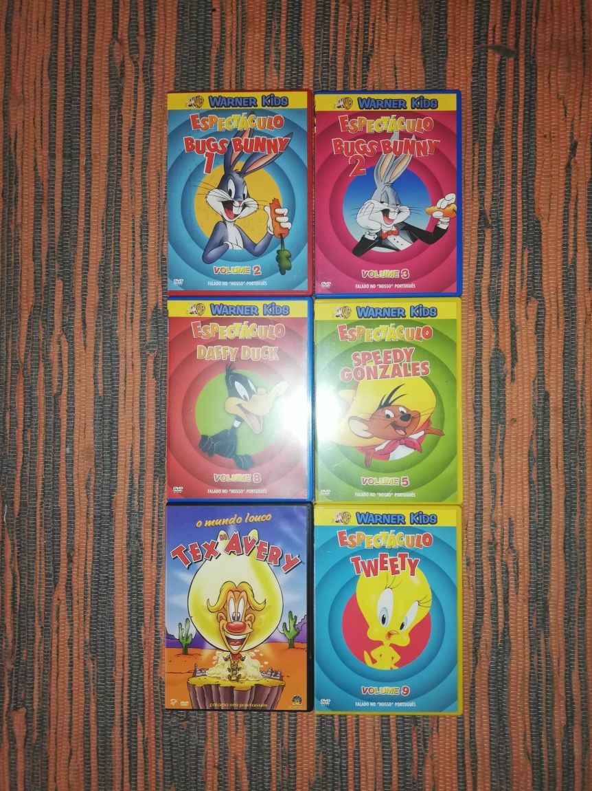 Banda Desenhada da Warner Kids em DVD