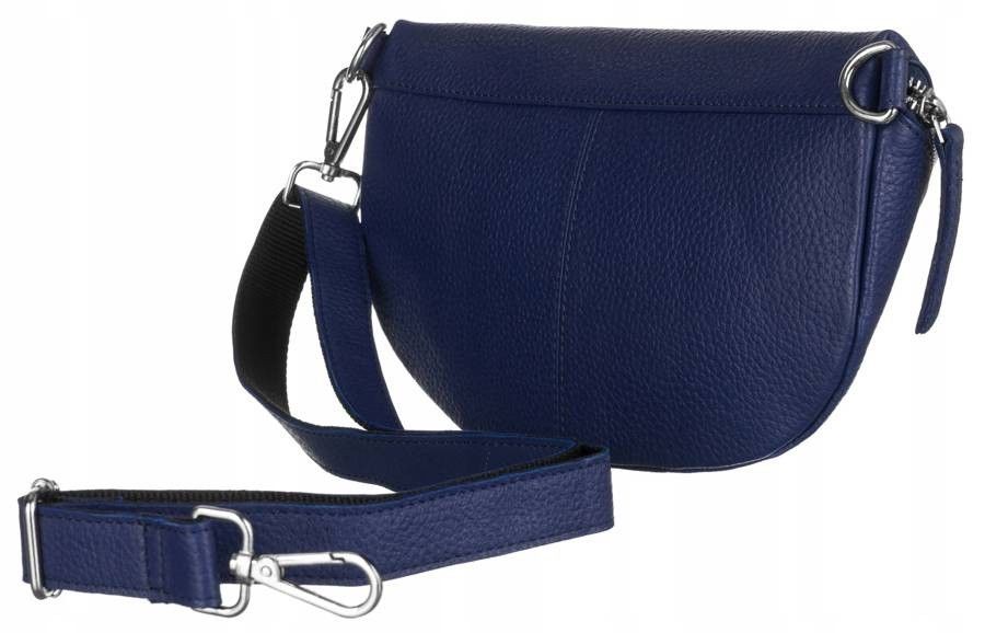 skórzana nerka damska z doczepianym paskiem - peterson