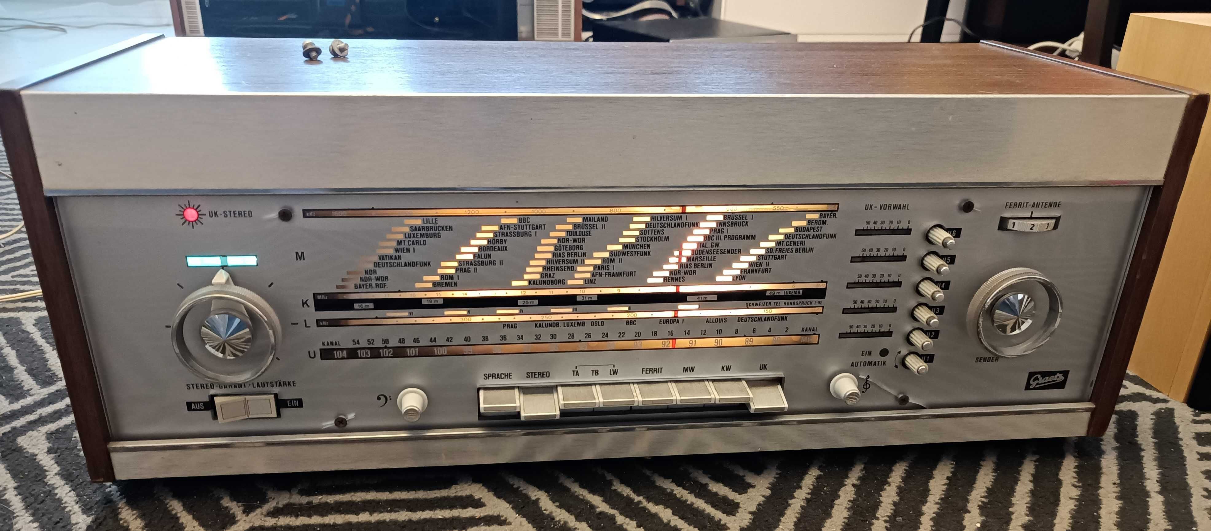 Graetz Stereo Unit 250 25H lampowy radio/wzmacniacz RZADKI model