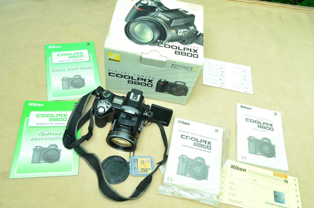 Nikon Coolpix 8800 редкий зум 10 крат цифровик 2004 года