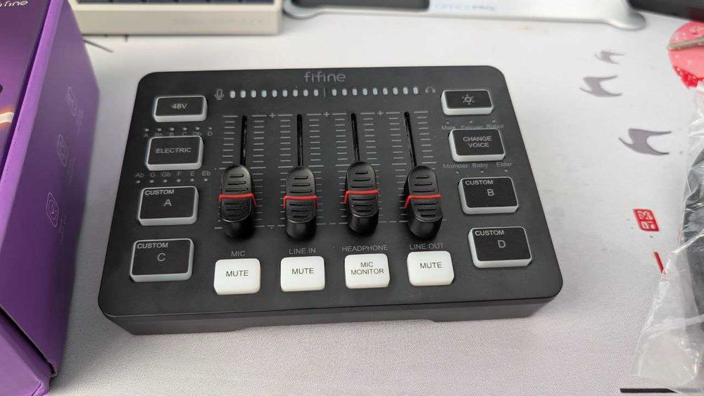 ‼️Fifine SC3 - Мікшер XLR, аудіоінтерфейс для стримів | Звуковая карта