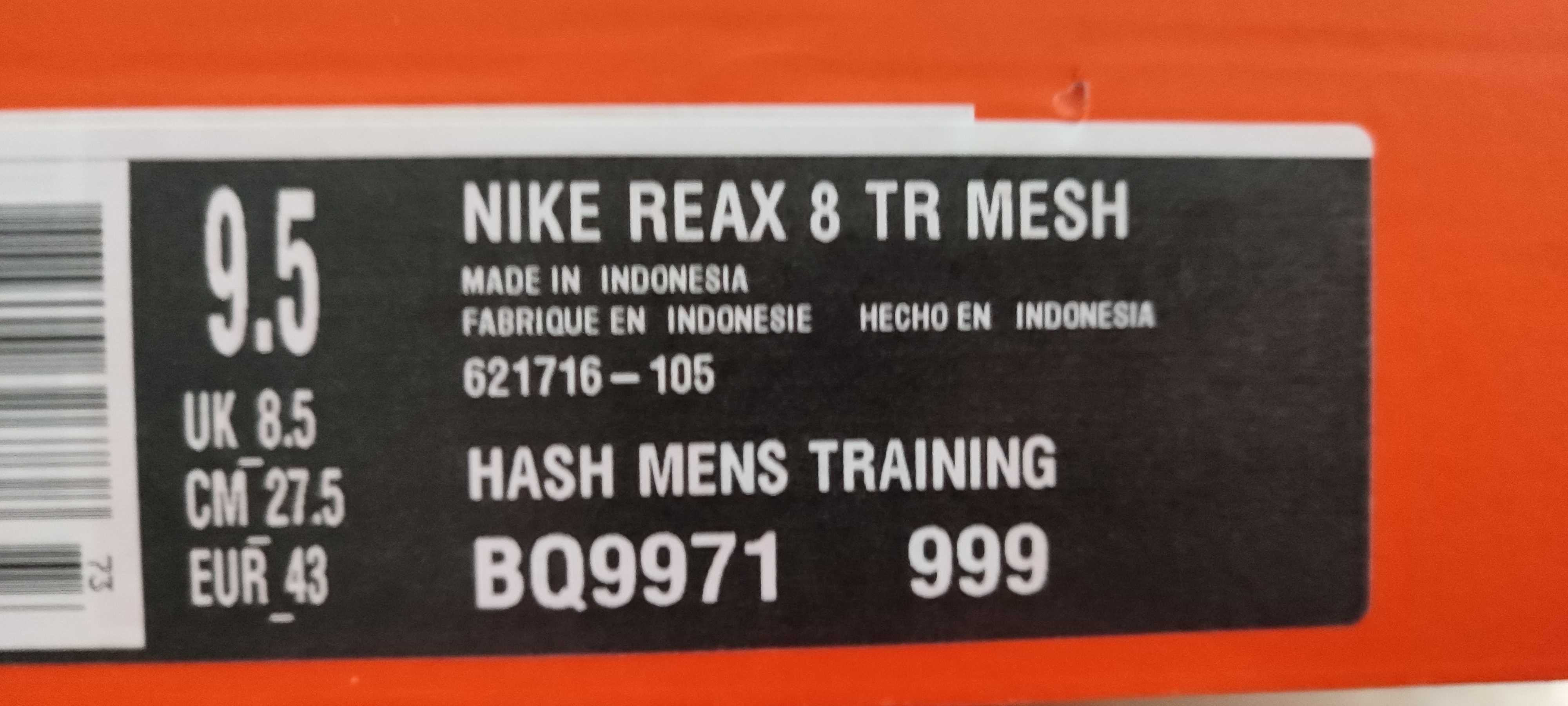 Nike Reax 8 TR MESH nowe 43