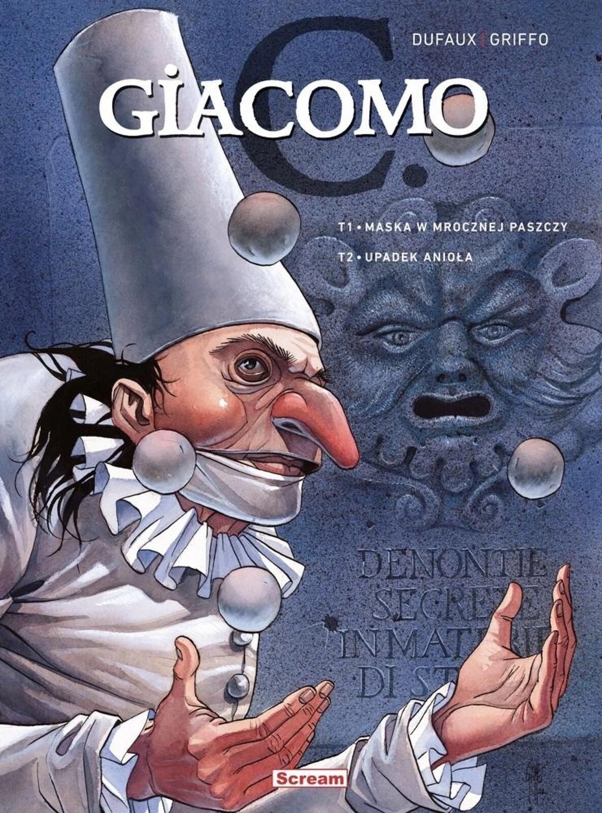 Giacomo C - Maska w mrocznej paszczy/Upadek anioła Scream Comics Jean
