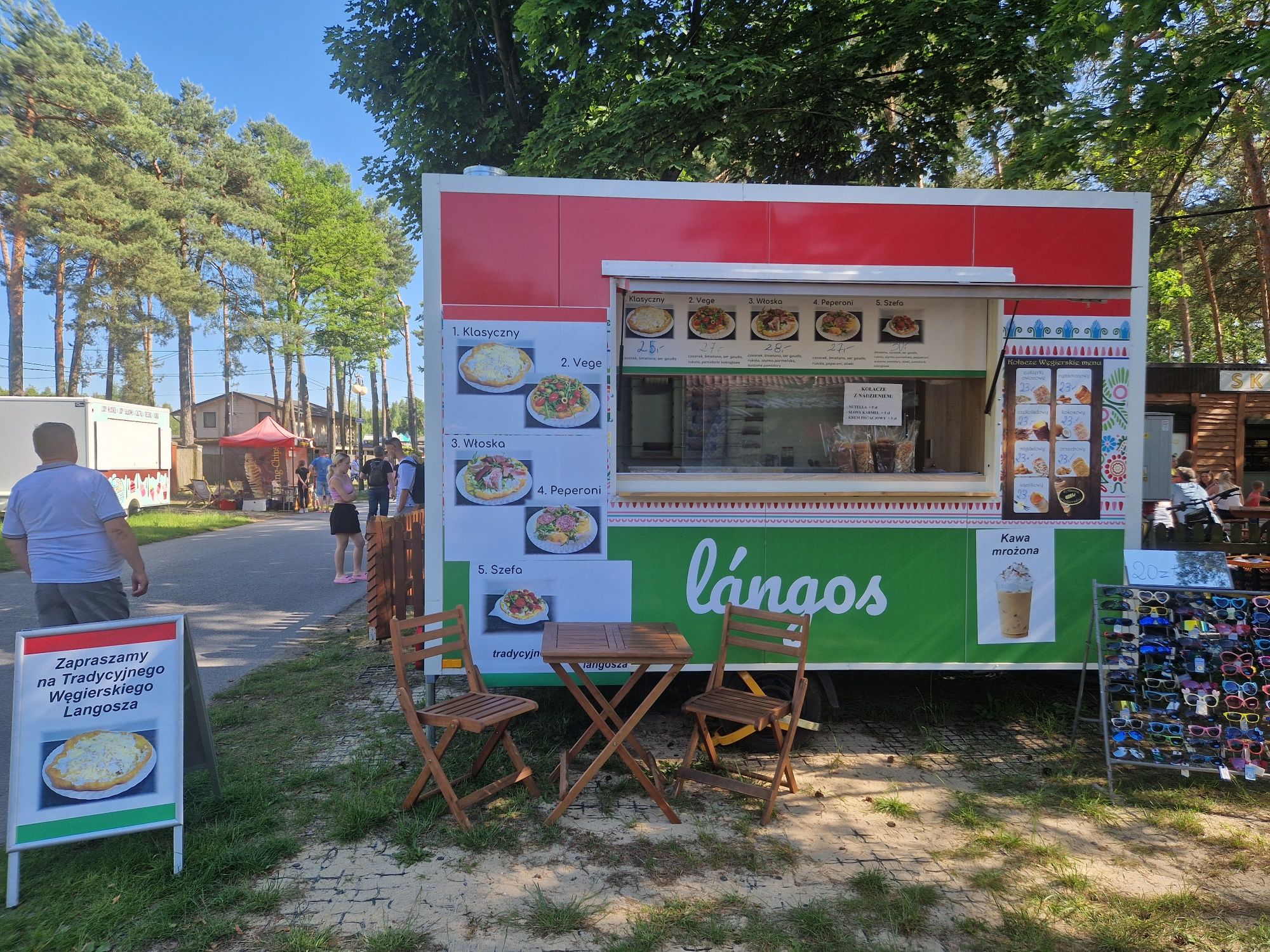 Sprzedam przyczepe gastronomiczna z langoszem 3.5 na 2 m 2024 r