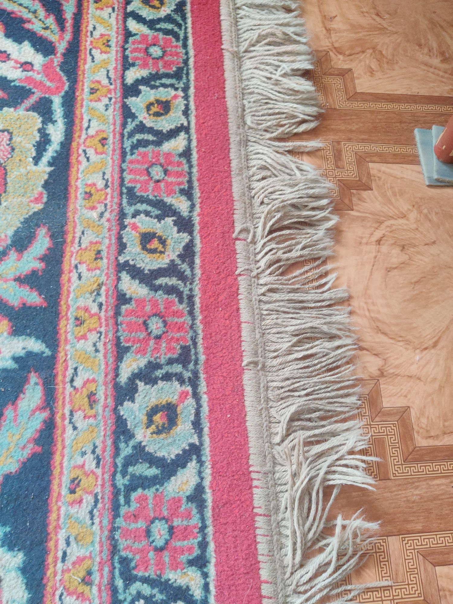 2х3 метра Ковер шерстяной с бахромой , ковровая дорожка палас килим