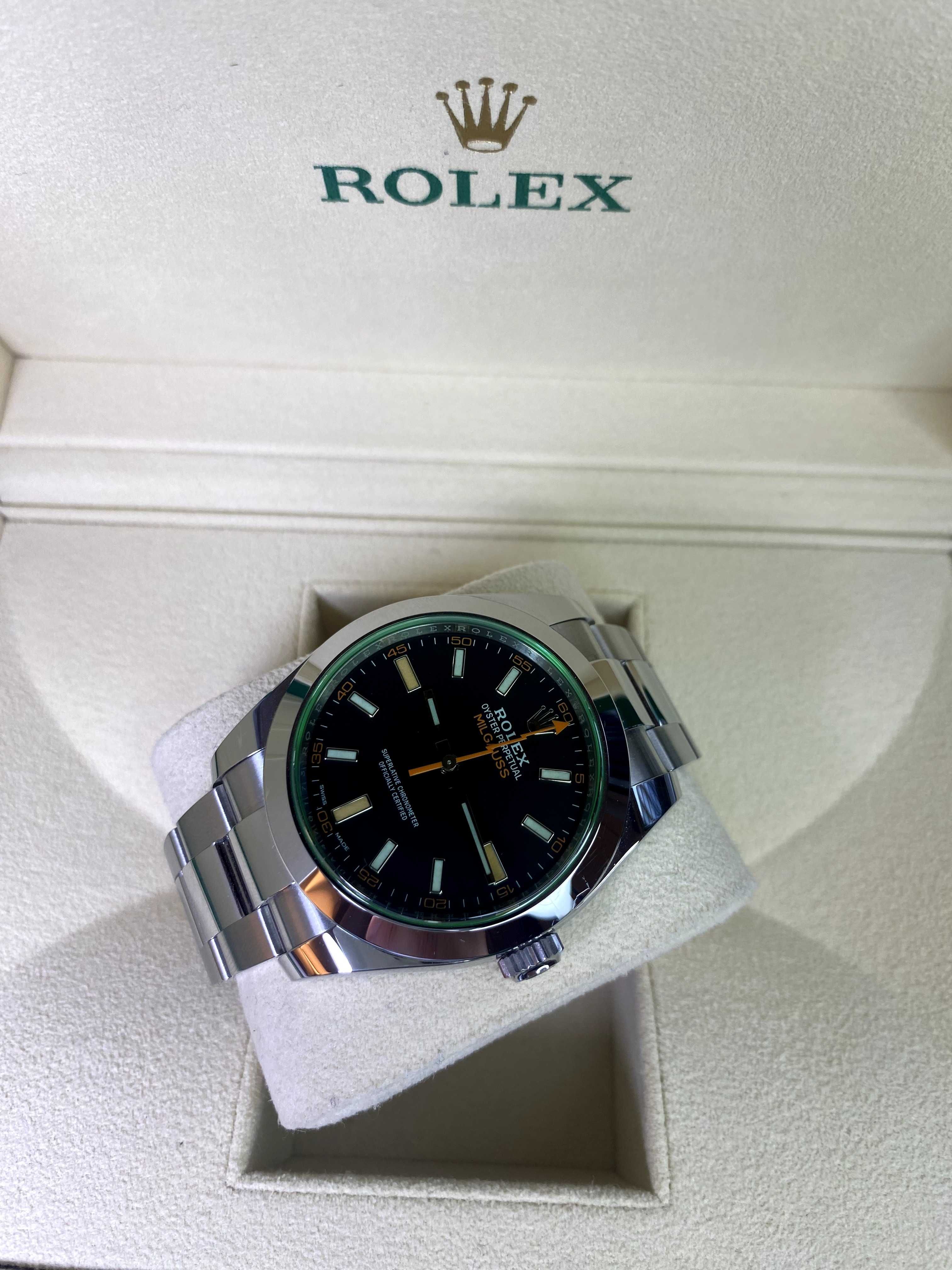 99% New Rolex Milgauss 116400GV (2022) - Discontinued -Oyster Bracelet