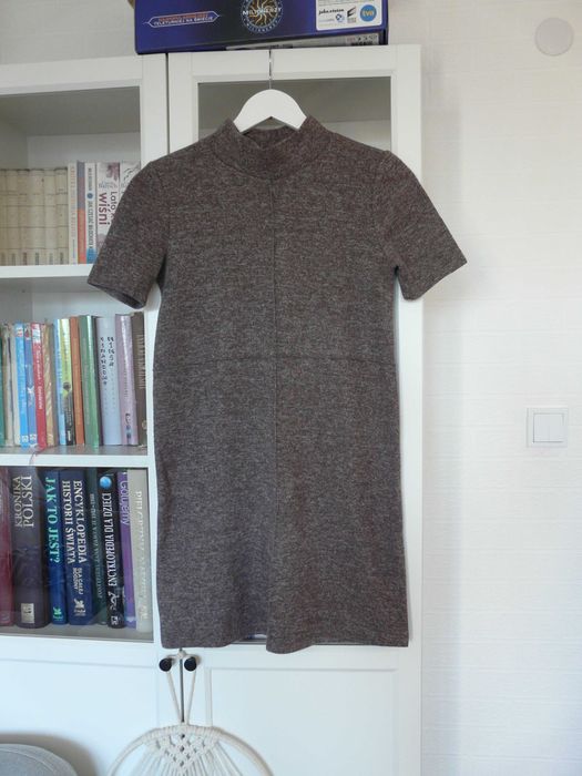 Dzianinowa mini z golfikiem 36S Zara