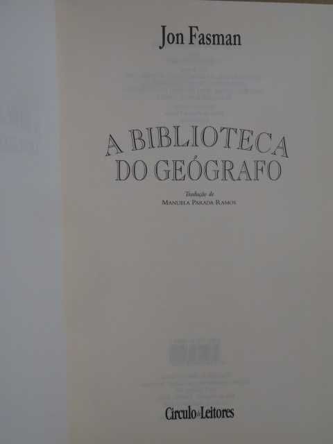 A Biblioteca do Geógrafo de Jon Fasman