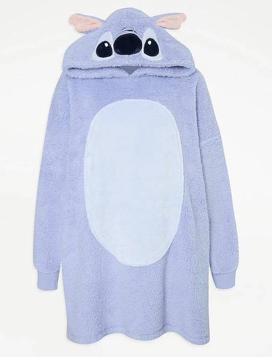 L George Stitch koco bluza koc z rękawami ciepła narzutka szlafrok UK