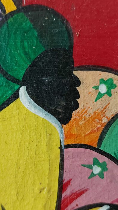 Obraz Wilnert 18×23 cm – kolorowa kompozycja z sygnaturą