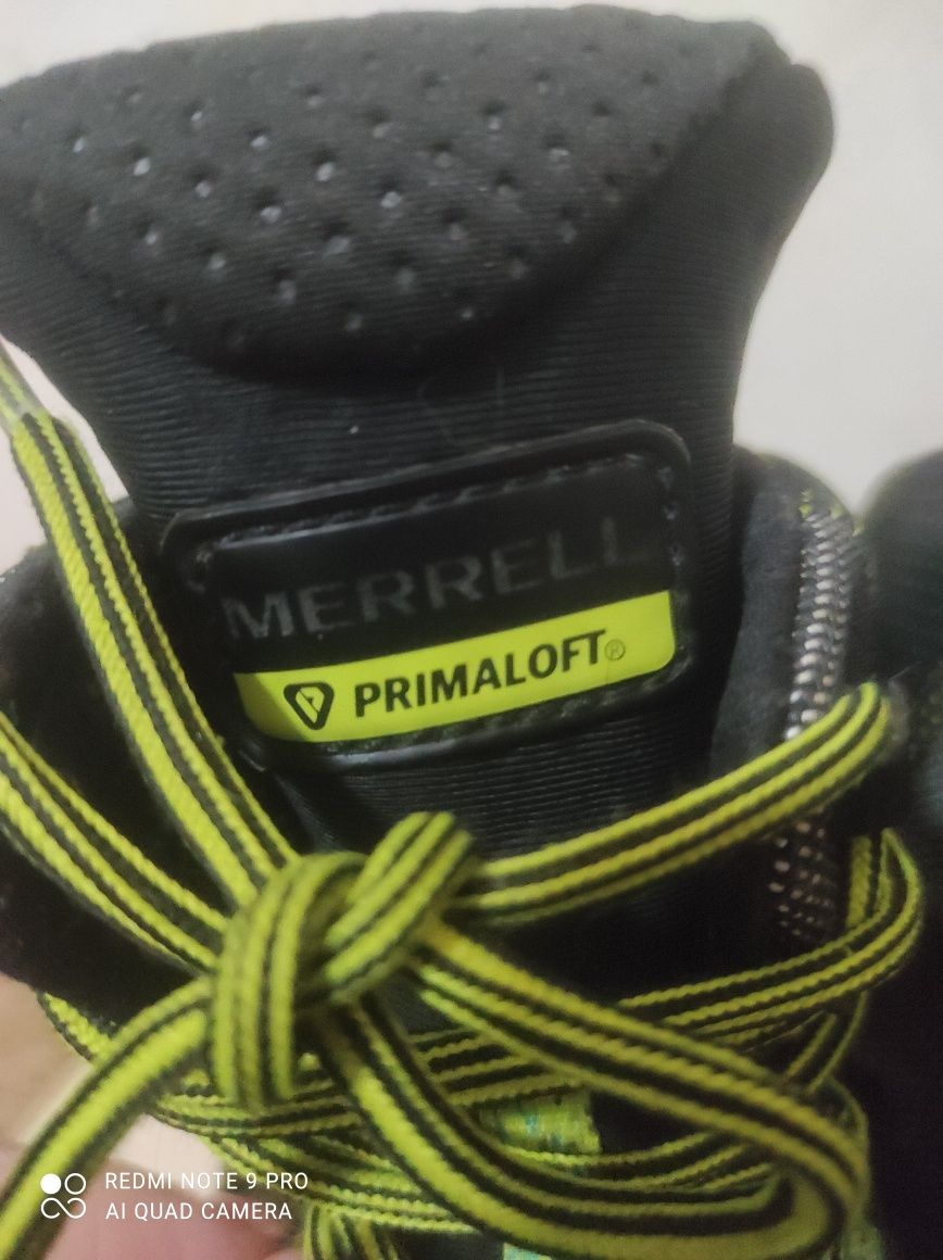 Merell primaloft gore tex зимние термоботинки 43,5р (27,5см)