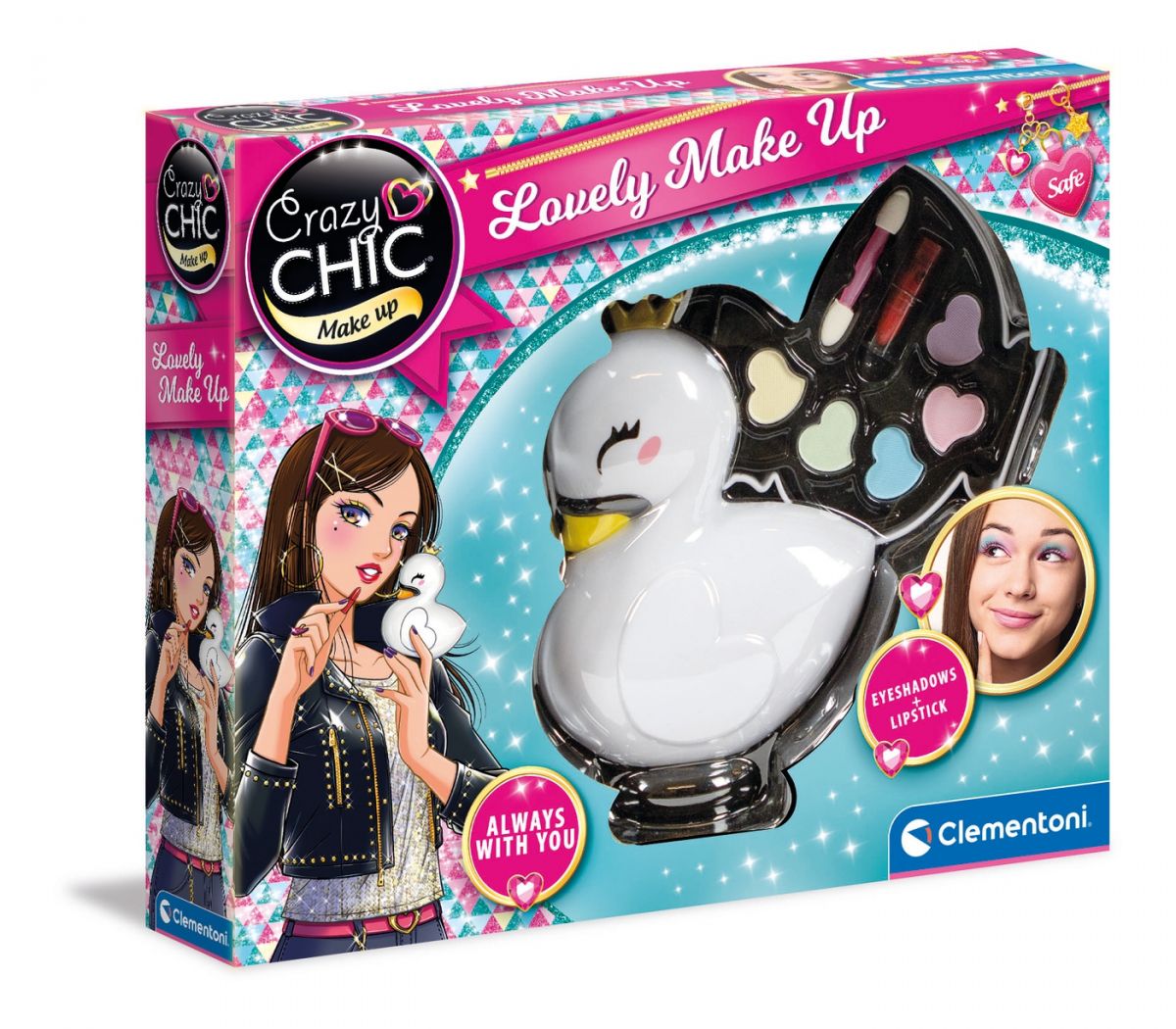 Crazy Chic - Mini Kosmetyczka Dla Dzieci Łabądek Łabędż
