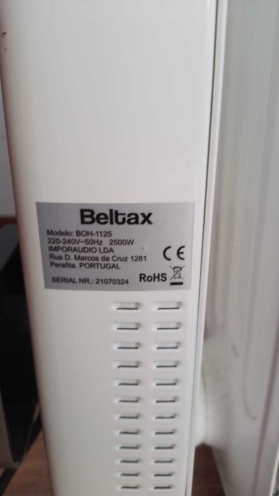 Vendo Aquecedor a Óleo BELTAX modelo BOH-1125