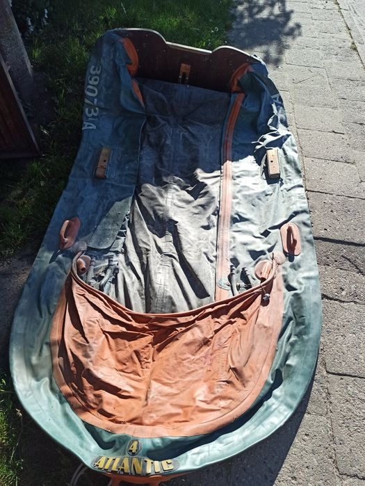 Ponton Atlantic wędkarski solidny, masywny, gruba guma.