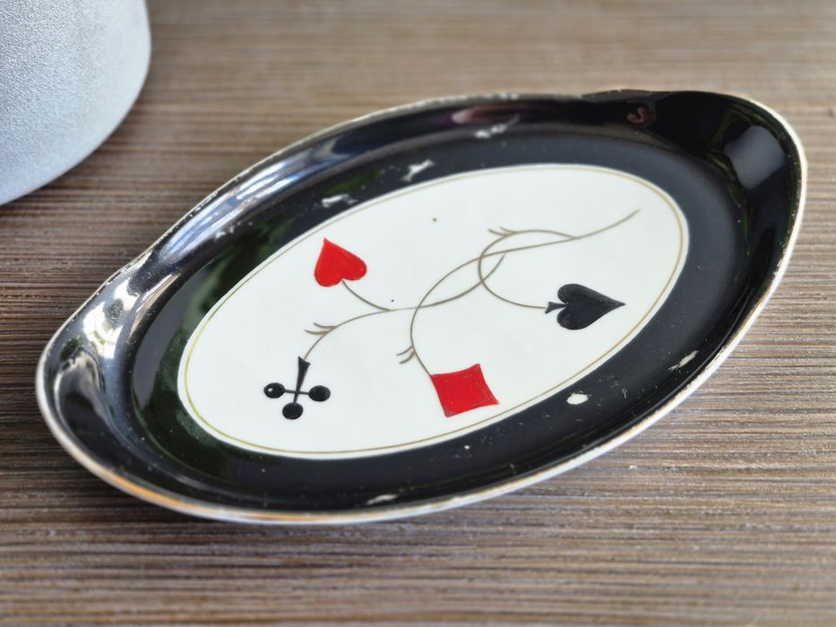 Zestaw brydżowy porcelana Ćmielów