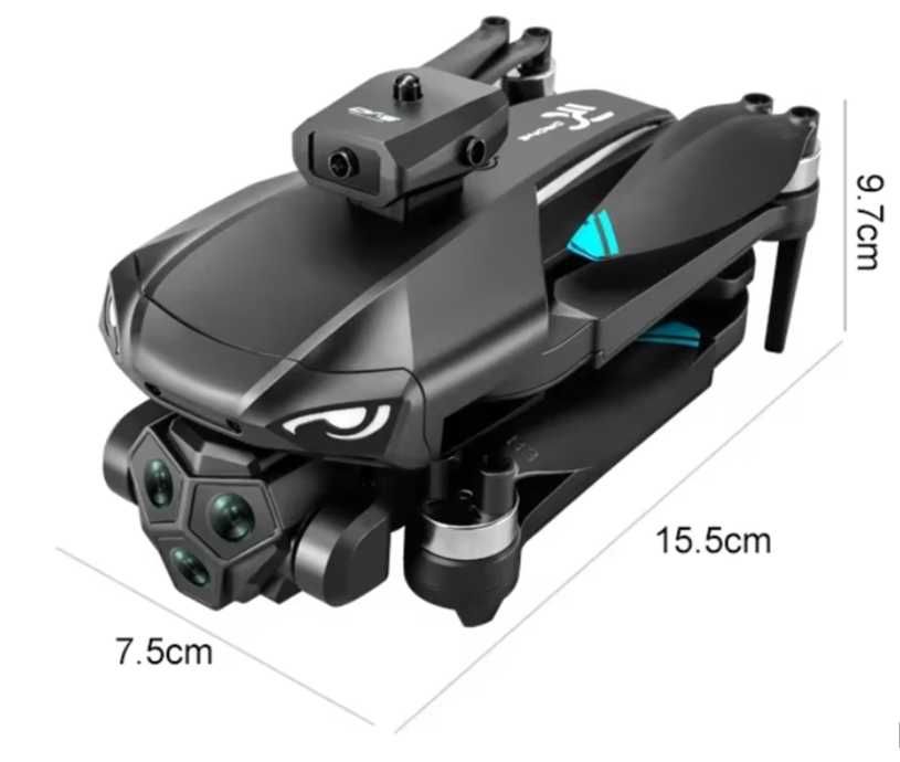Квадрокоптер M33 дрон 6K PRO RC с широкоугольной тройной камерой