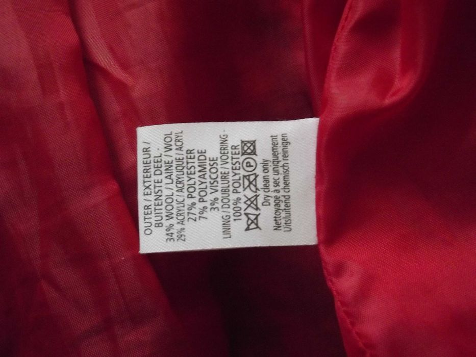 Płaszcz biało-czarny r.38 New Look