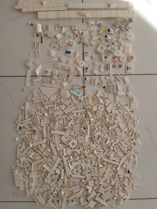 LEGO peças original cor branca