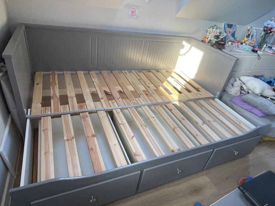 Łóżko  drewniane hemnes 80x200 powkne uchwyty