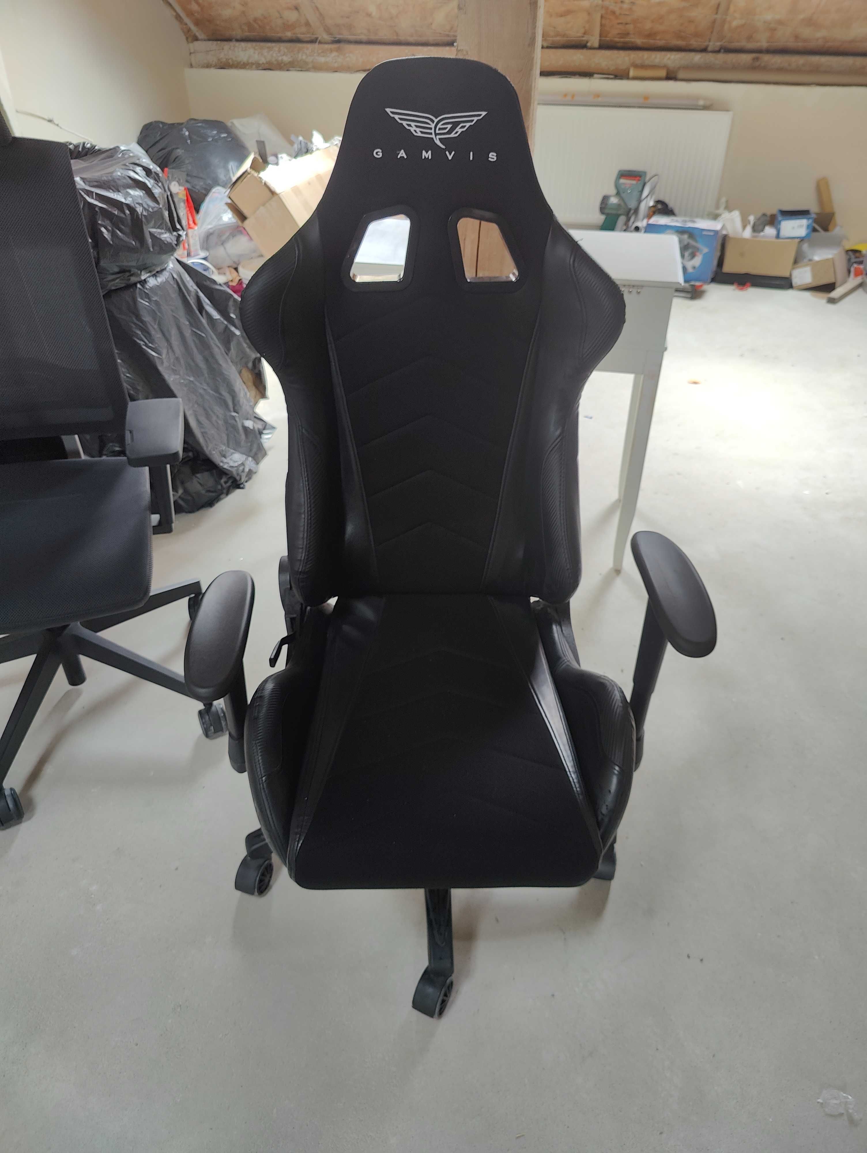 Fotel gamingowy Gamvis expert czarny