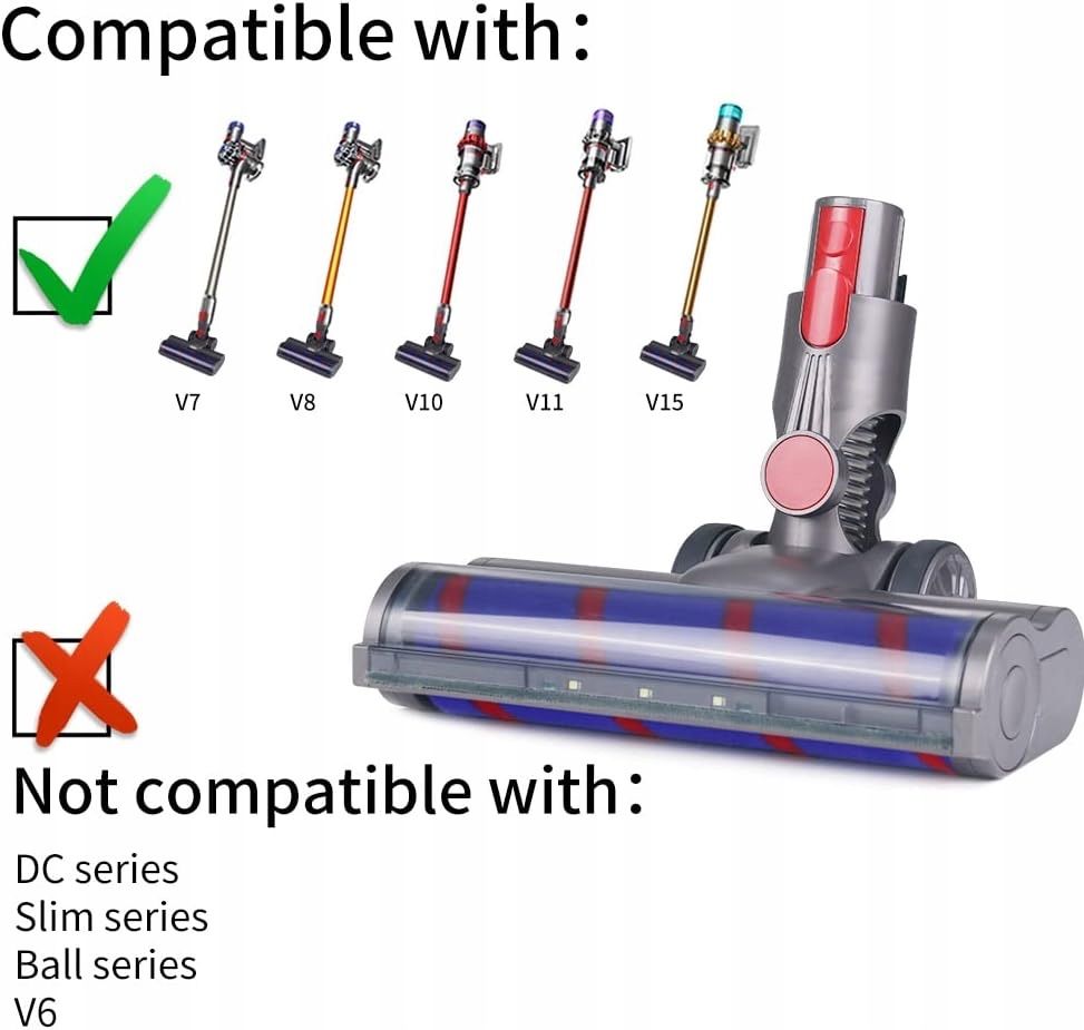 Szczotka kompatybilna z odkurzaczem Dyson V7 V8 V10 V11 V15