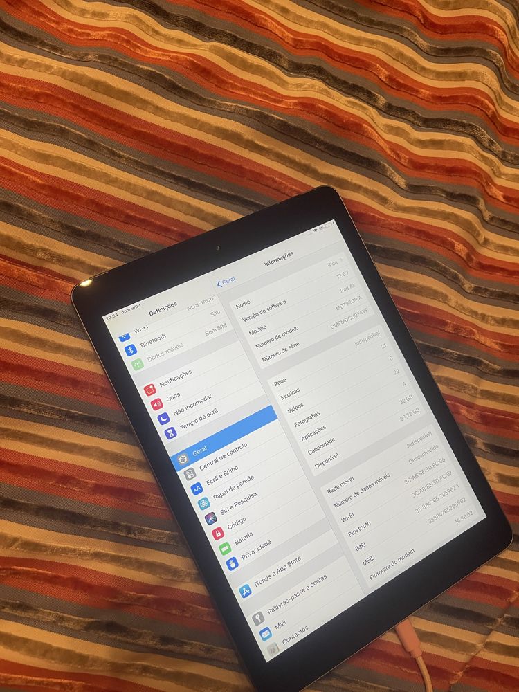 iPad Air Cinzento A1475