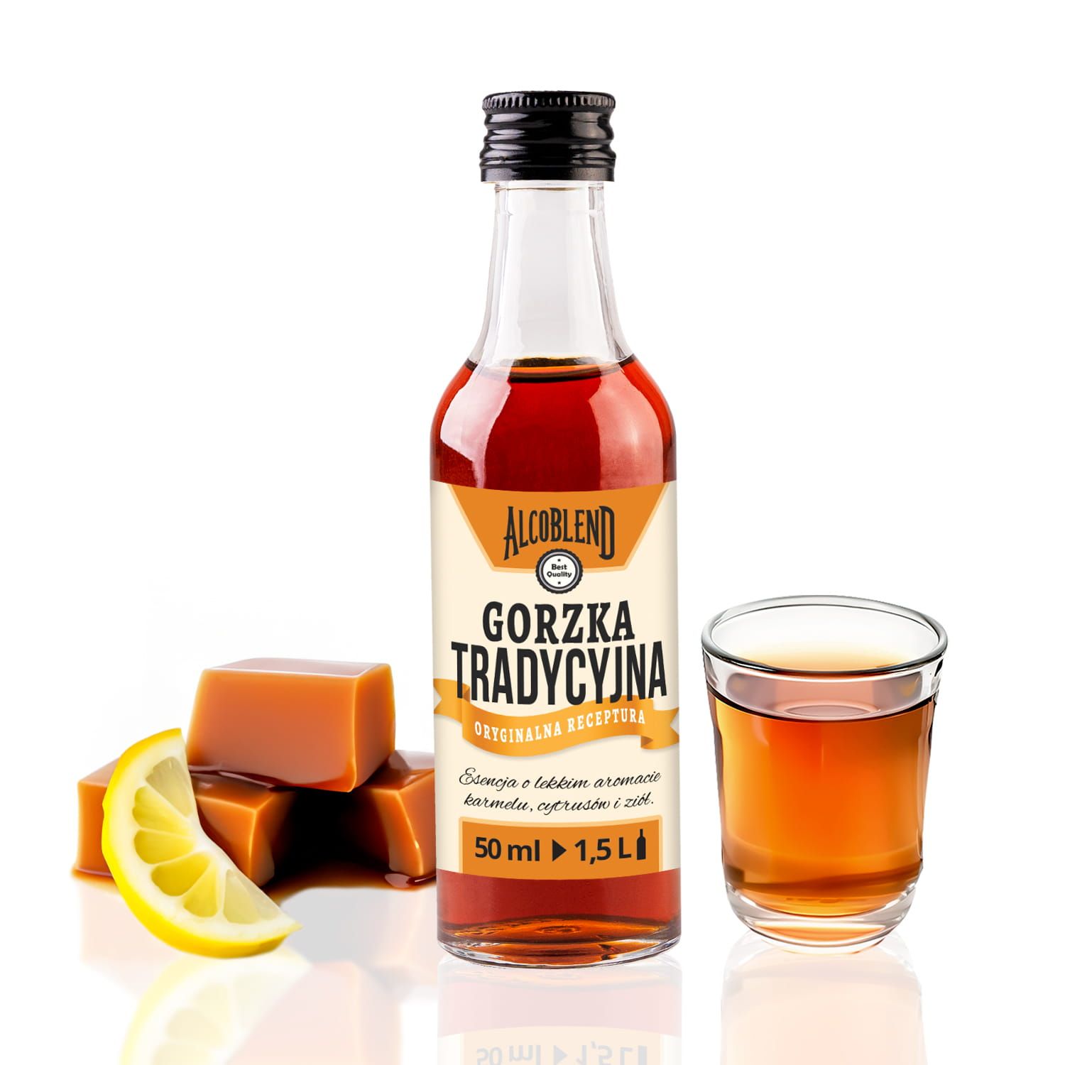 Zaprawka - esencja do alkoholu ALCOBLEND - Gorzka Tradycyjna - 50 ml