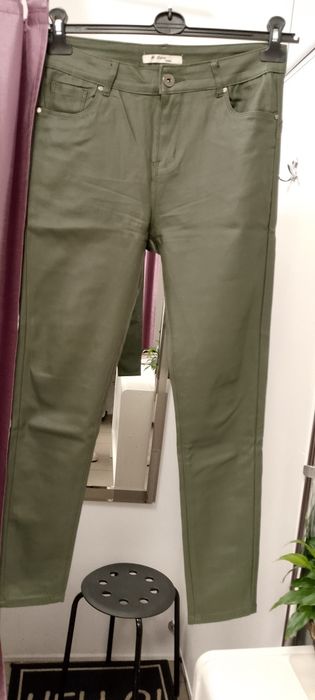 Spodnie damskie ciemna zieleń