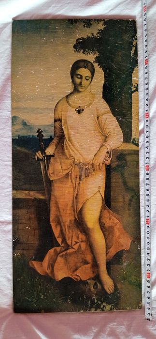 Картина Юдифь Джорджоне на дошці часів ссср