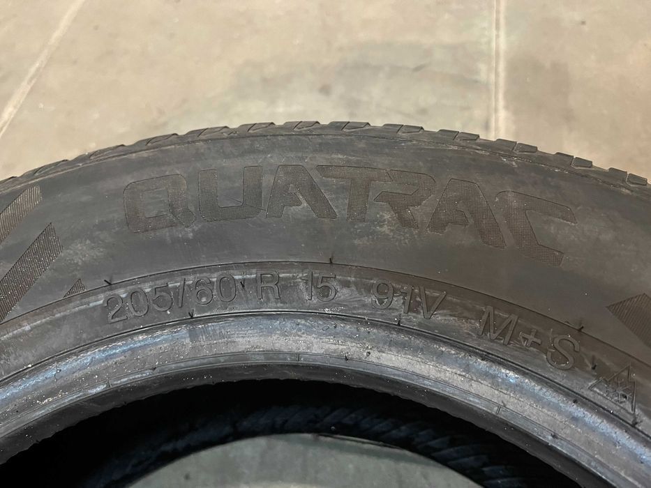 Opony wielosezonowe 205/60/R15 Vredestein Quatrac / 2021r- 2 sztuki