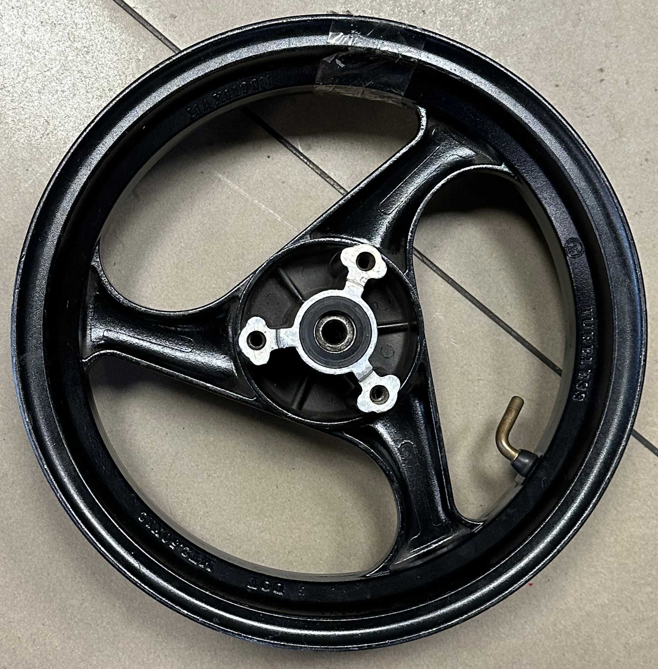 Felga motocyklowa przód 12 cali czarna