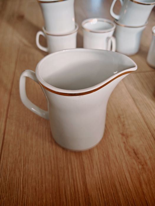 Porcelanowa zastawa serwis do kawa/herbata Włocławek PRL