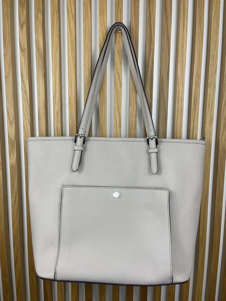 Torebka Michael Kors – Jet Set Medium Saffiano – kolor popielaty
