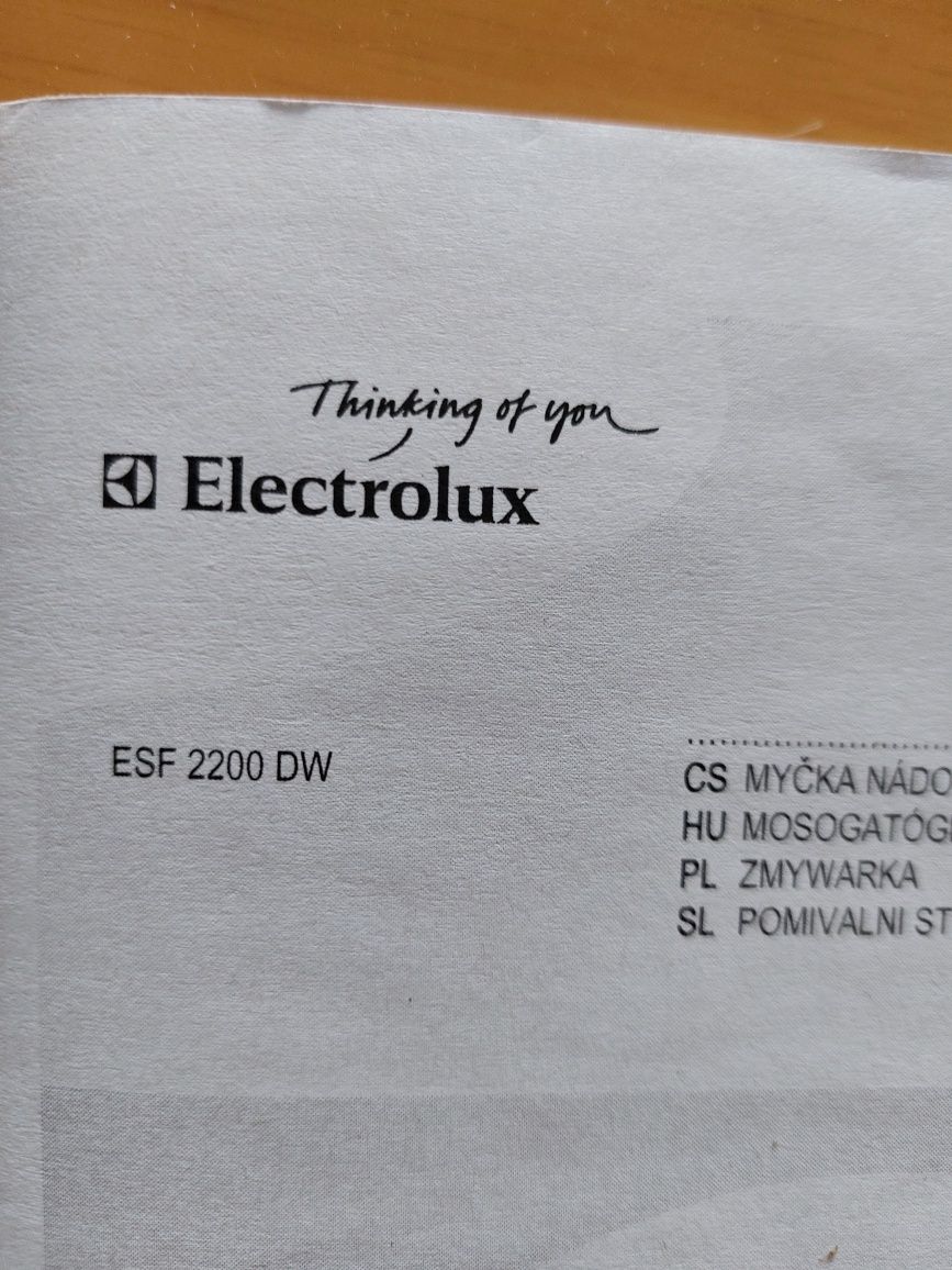 Посудомойка Электролюкс Esf 2200wd