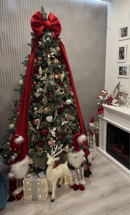 Бант для новогоднего декора