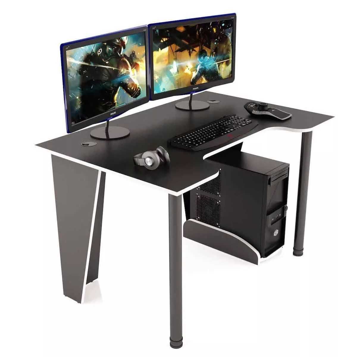 Недорогой эргономичный геймерский стол COMFORT XG12, Компьютерный стол