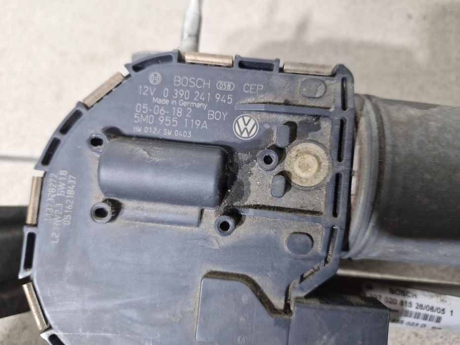 Mechanizm wycieraczek vw golf 5 plus