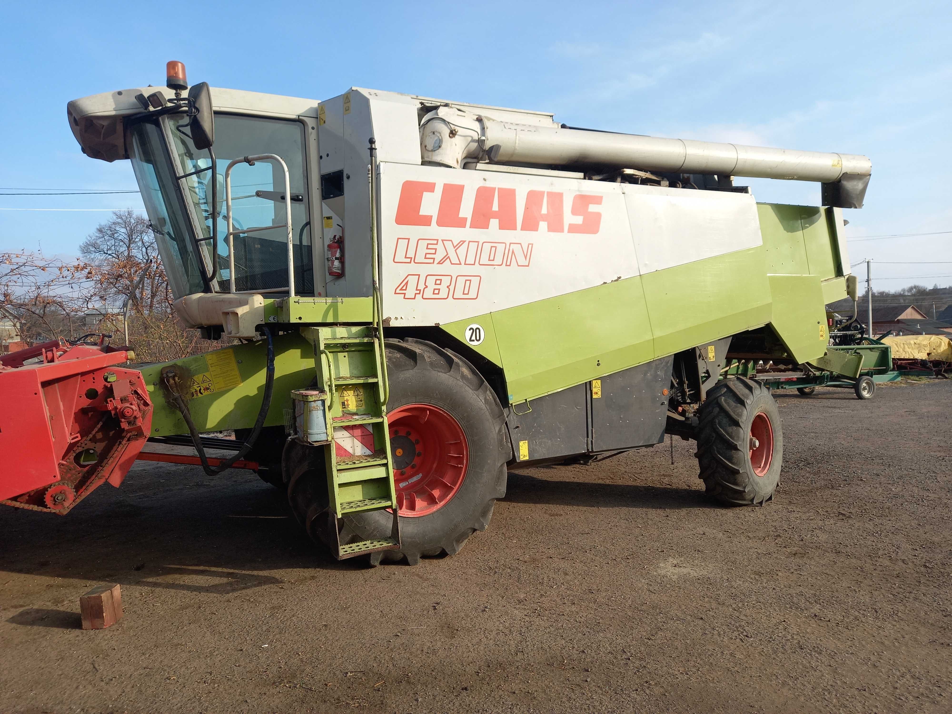 claas lexion 480 продам 2000