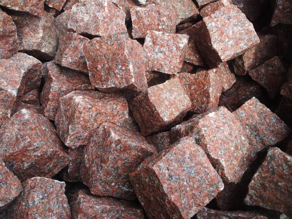 Kostka Granitowa czarna SZWED / Czerwona VANGA Darex Nysa