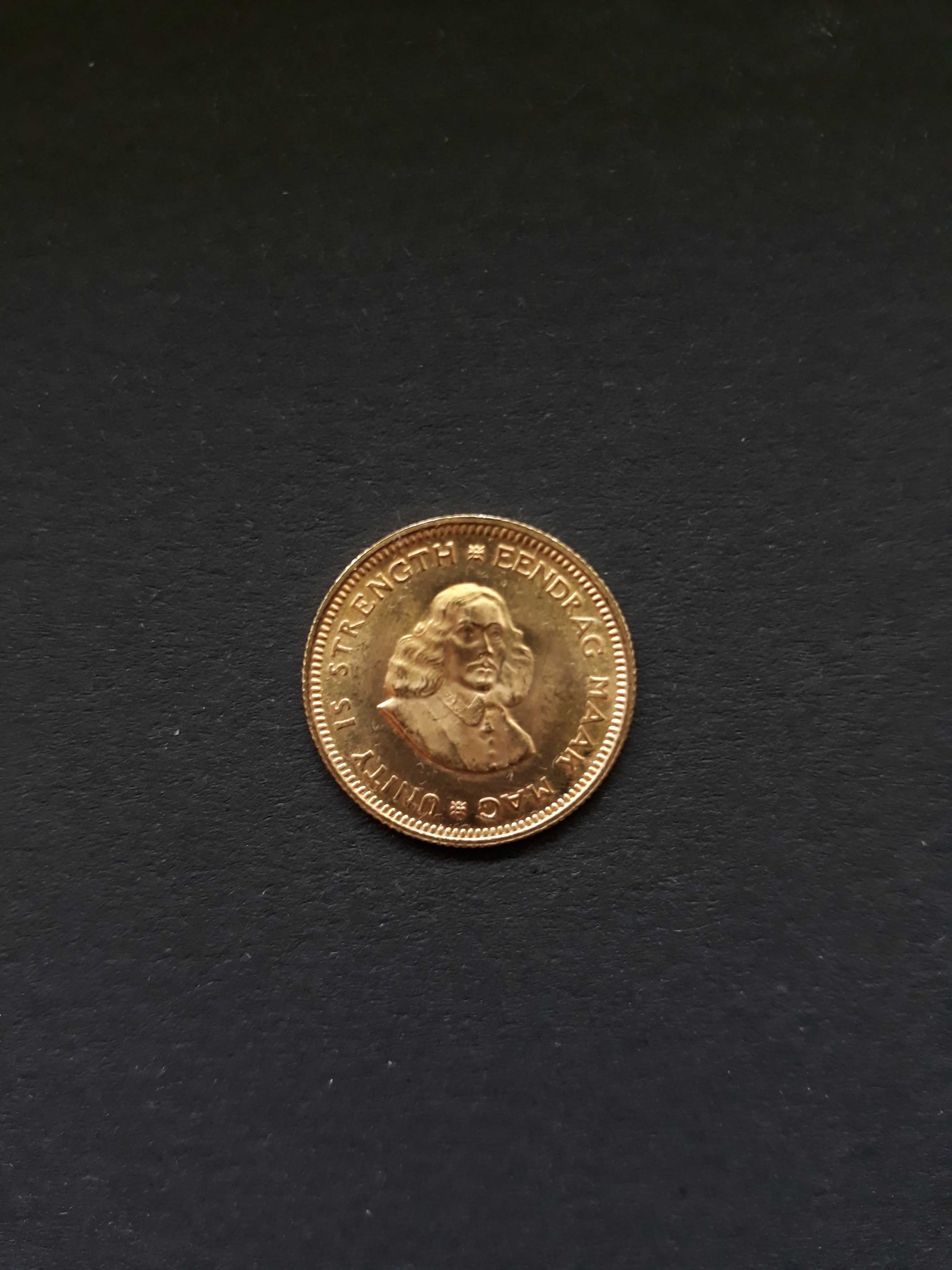 Złota moneta 1 RAND RPA 1967