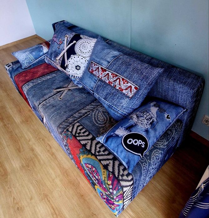Sofa rozkładana z funkcją spania